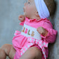 Fall Thanksgiving& Halloween "GOBBLE" Smock Embroidery Baby Girl Romper