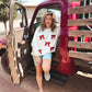 Mommy & Me Winter Girls Bow Sequins Pullover Sweater