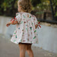 Fall Gingham Baby Bloomer Set Ruffle Collar Bow
