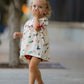 Fall Gingham Baby Bloomer Set Ruffle Collar Bow