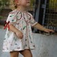 Fall Gingham Baby Bloomer Set Ruffle Collar Bow