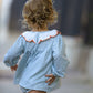 Halloween Thanksgiving Embroidered Pumpkin Girls Bloomer Set