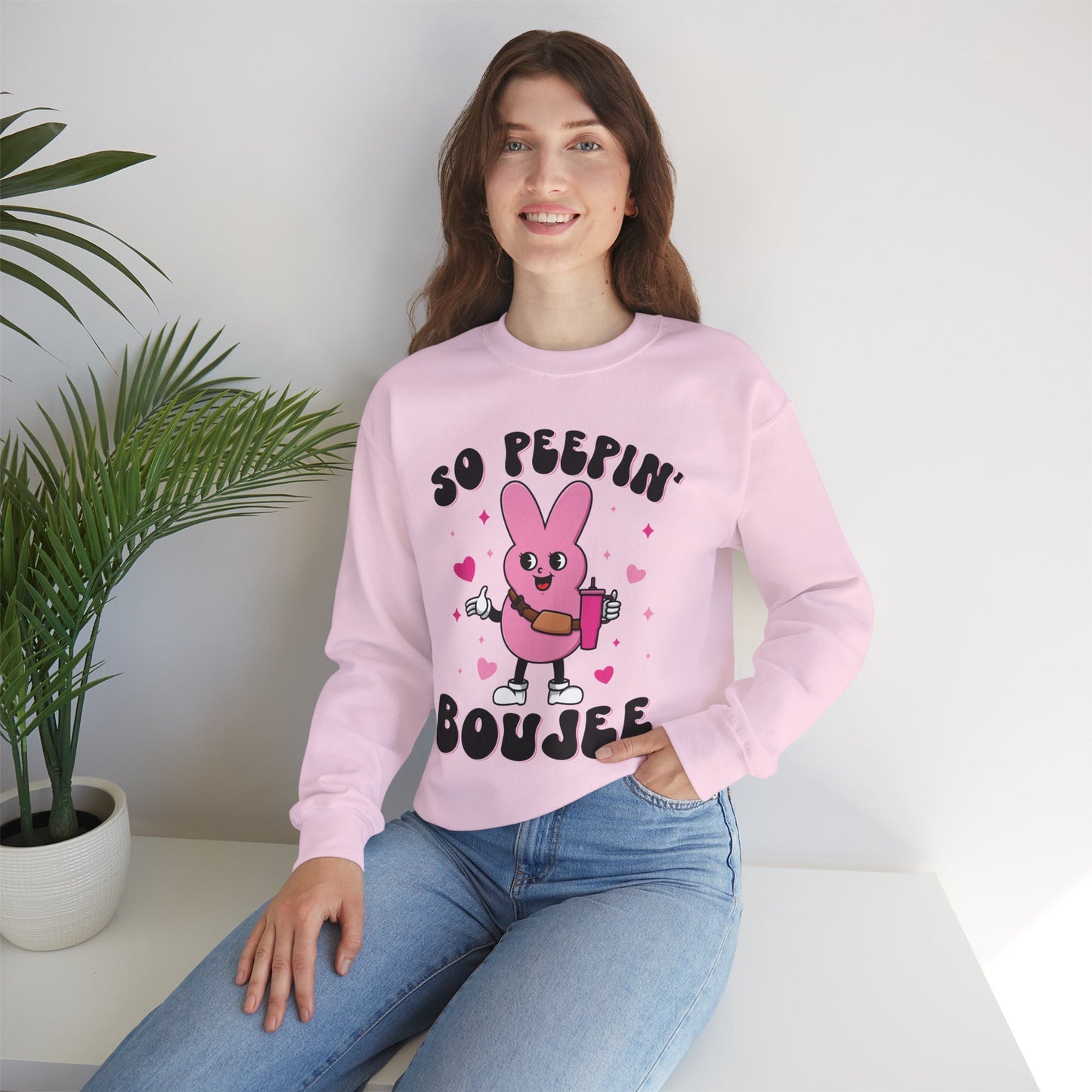 So Peepin' Boujee Adult Sweatshirt