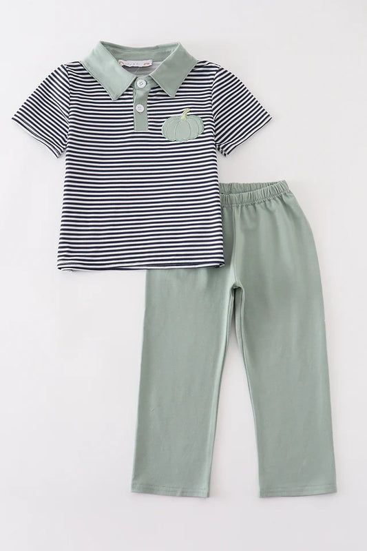 Sage Pumpkin Pants Set