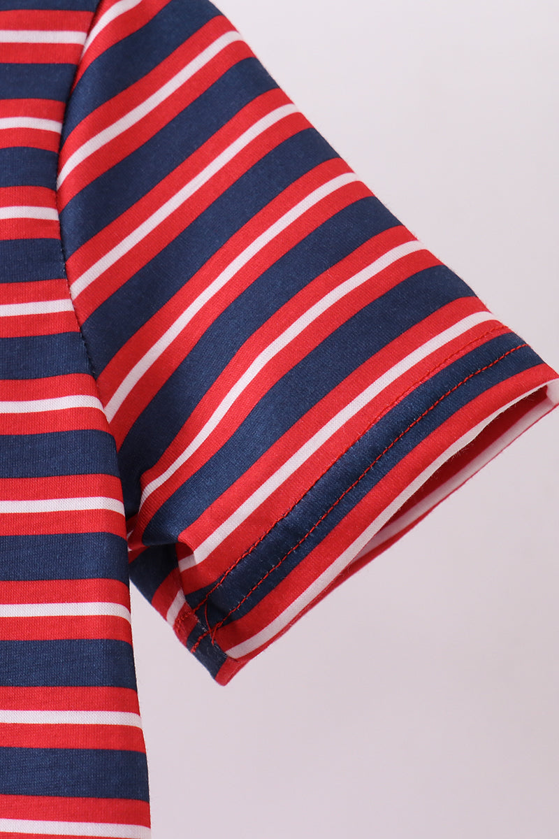 Stripe button down shirt