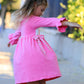 Fall Thanksgiving& Halloween "GOBBLE" Smock Embroidery Baby Girl Dress