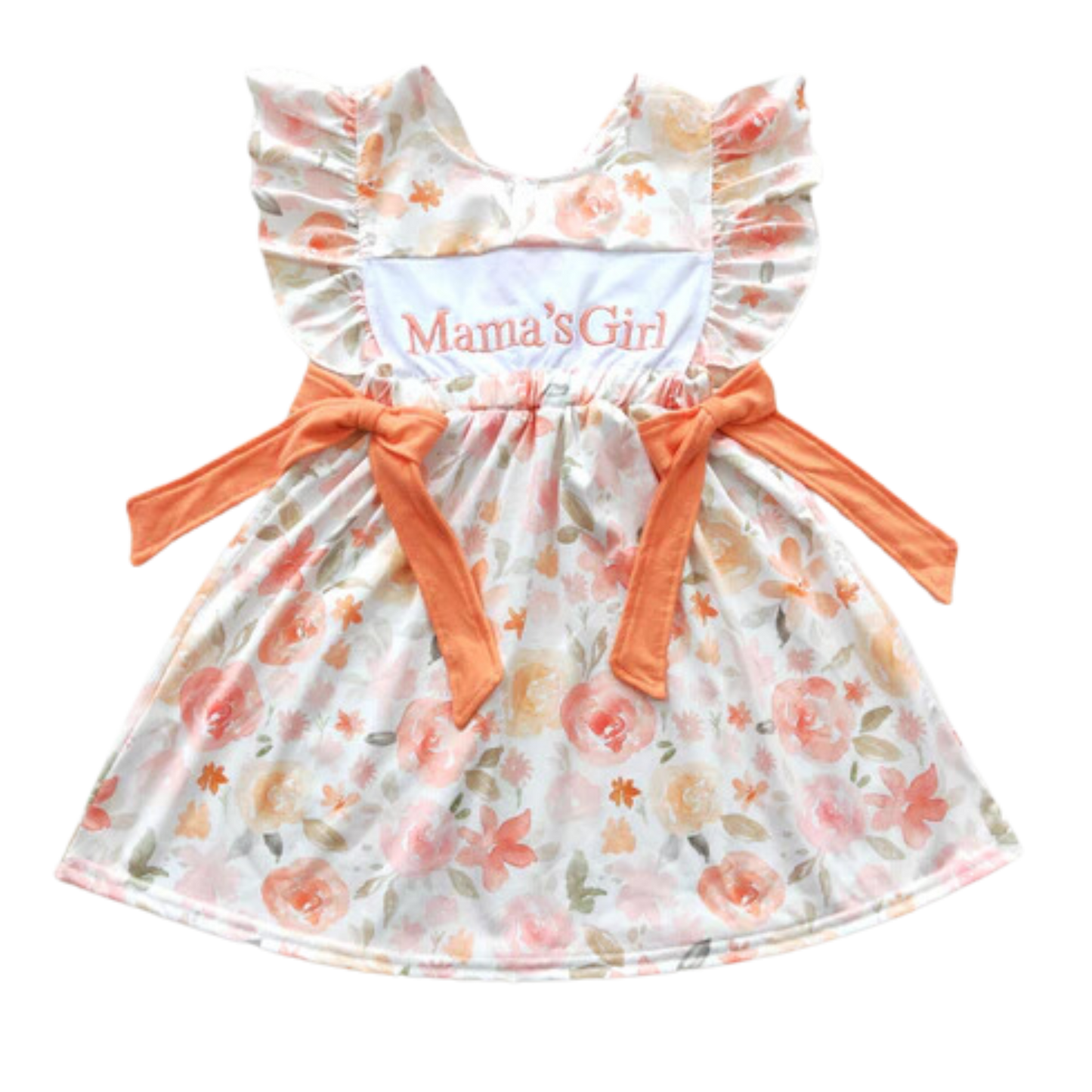 Orange Mama's Girl/Boy Set