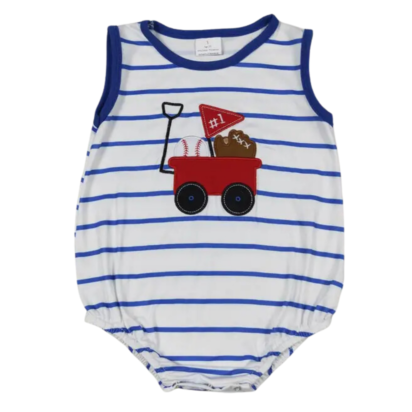 Grey Stripe with Wagon Baseball Sets