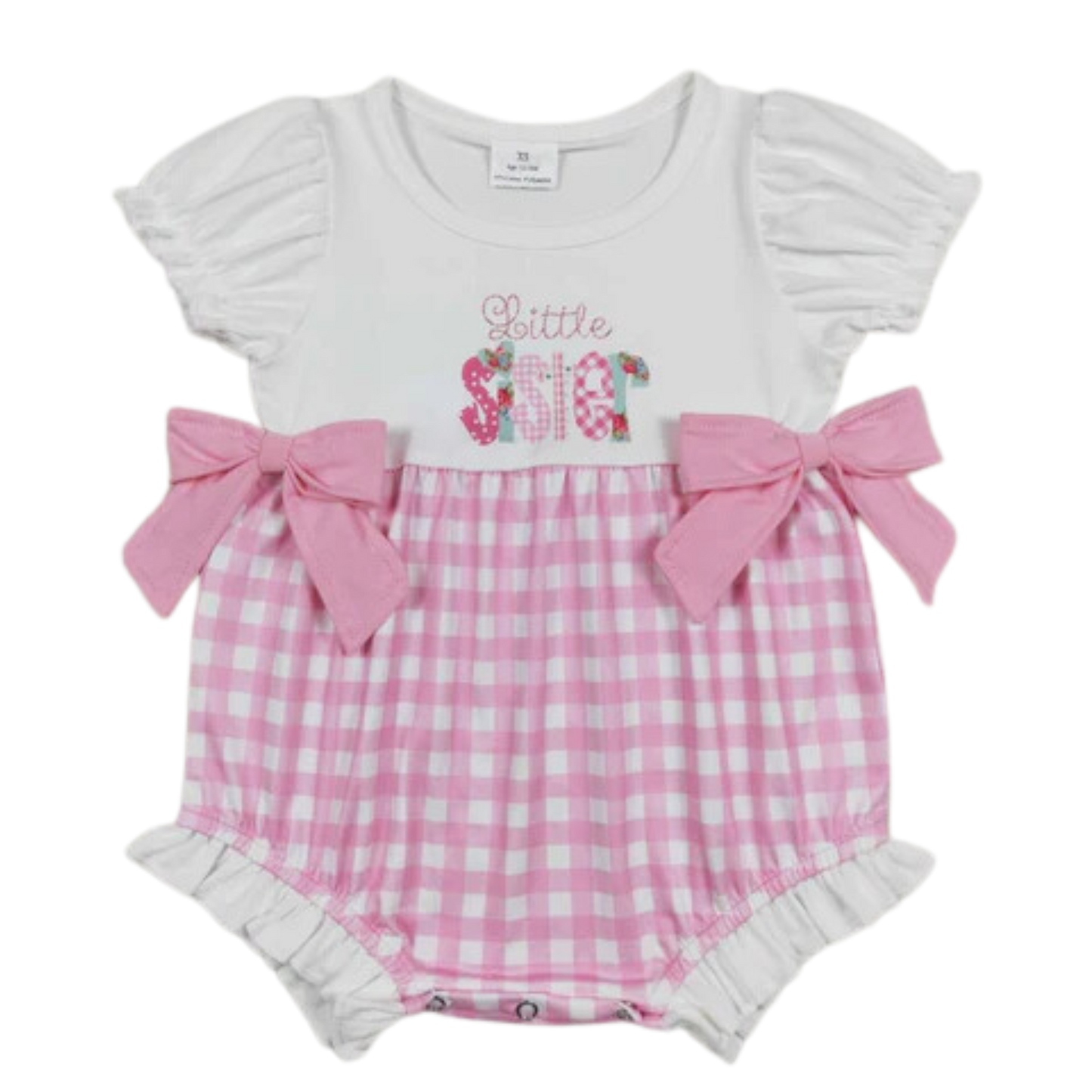 Pink Big Sis/Lil Sis Plaid Ruffle Sets