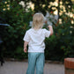 Western Plaid Horse Embroidery Boy Pants Set