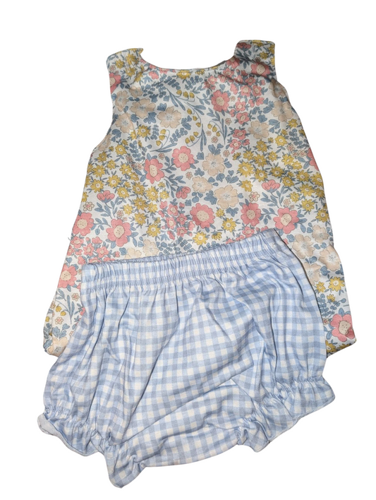 RTS Floral & Gingham Bummie Set