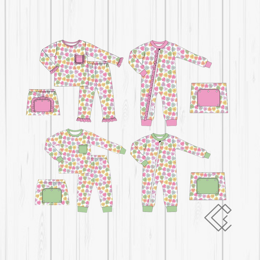 SPRING PREORDER Green & Pink Sweethearts Collection