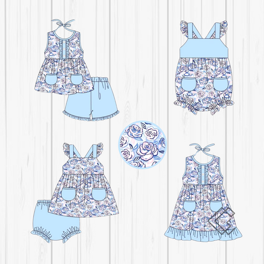 SPRING PREORDER Blue Floral Collection