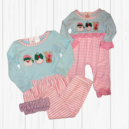 RTS Teal & Pink Christmas Sets