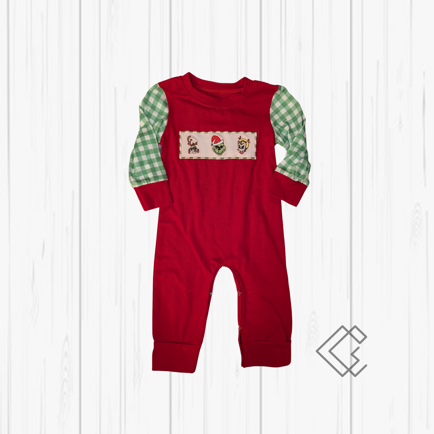 RTS Christmas Boys Romper