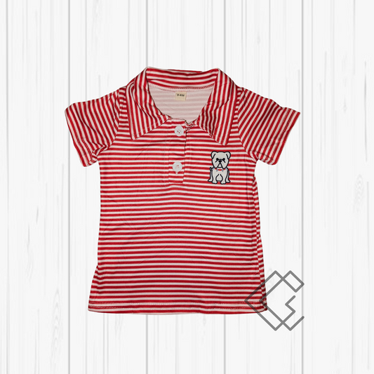 RTS GA Striped Polo