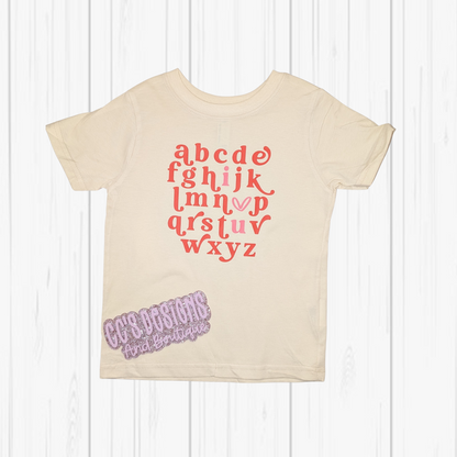 RTS ABC's I Love You Valentine's Shirt