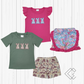RTS Easter Bunny Applique Shorts Sets