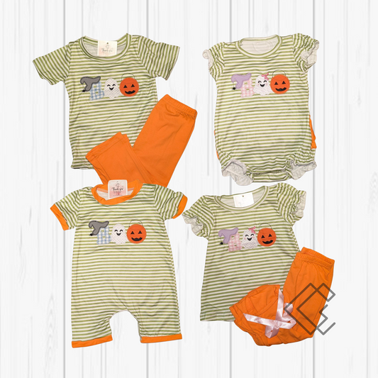 RTS Green Striped Boo Sets