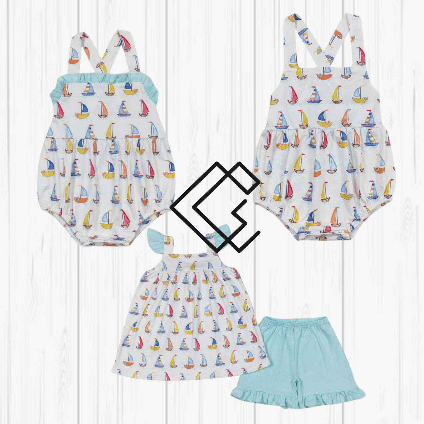 Sailboat Matching Sibling Sets