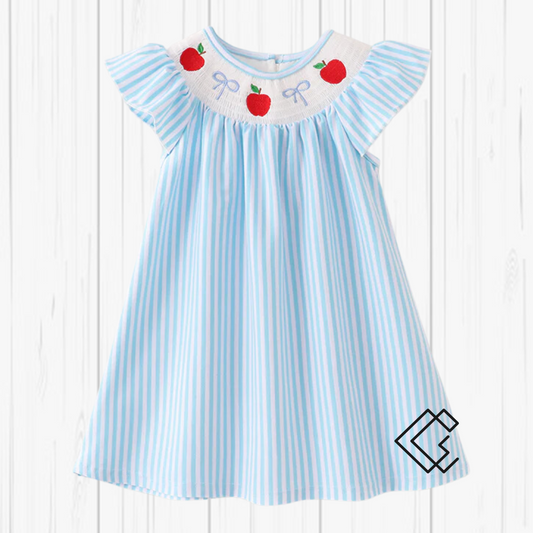 RTS Smocked Apple Dress