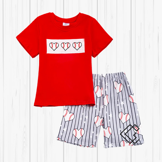 RTS Smocked Boys Baseball Shorts