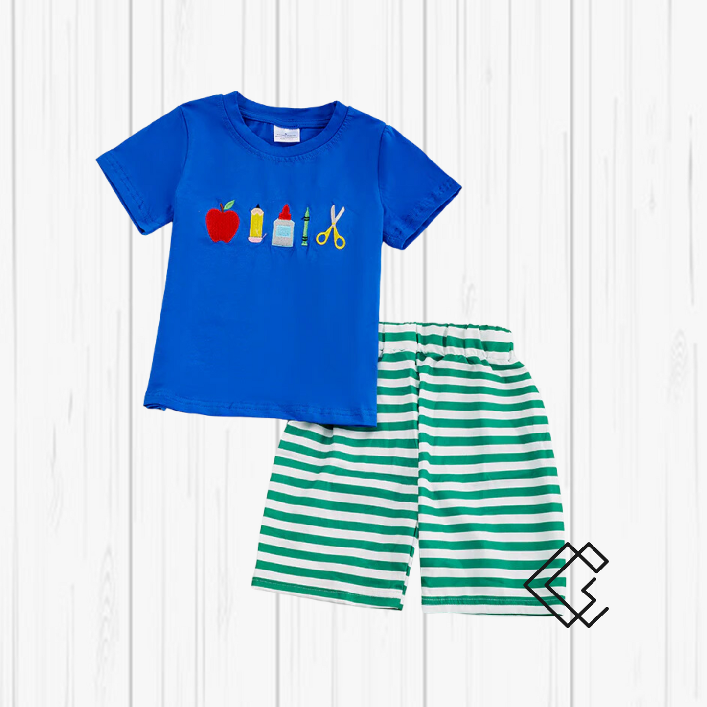 RTS Boy Back to School Shorts Set