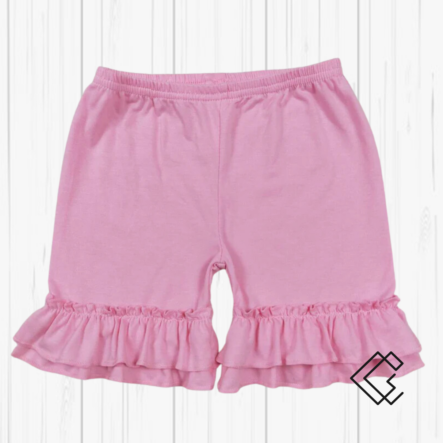 RTS Girls Double Ruffle Shorts