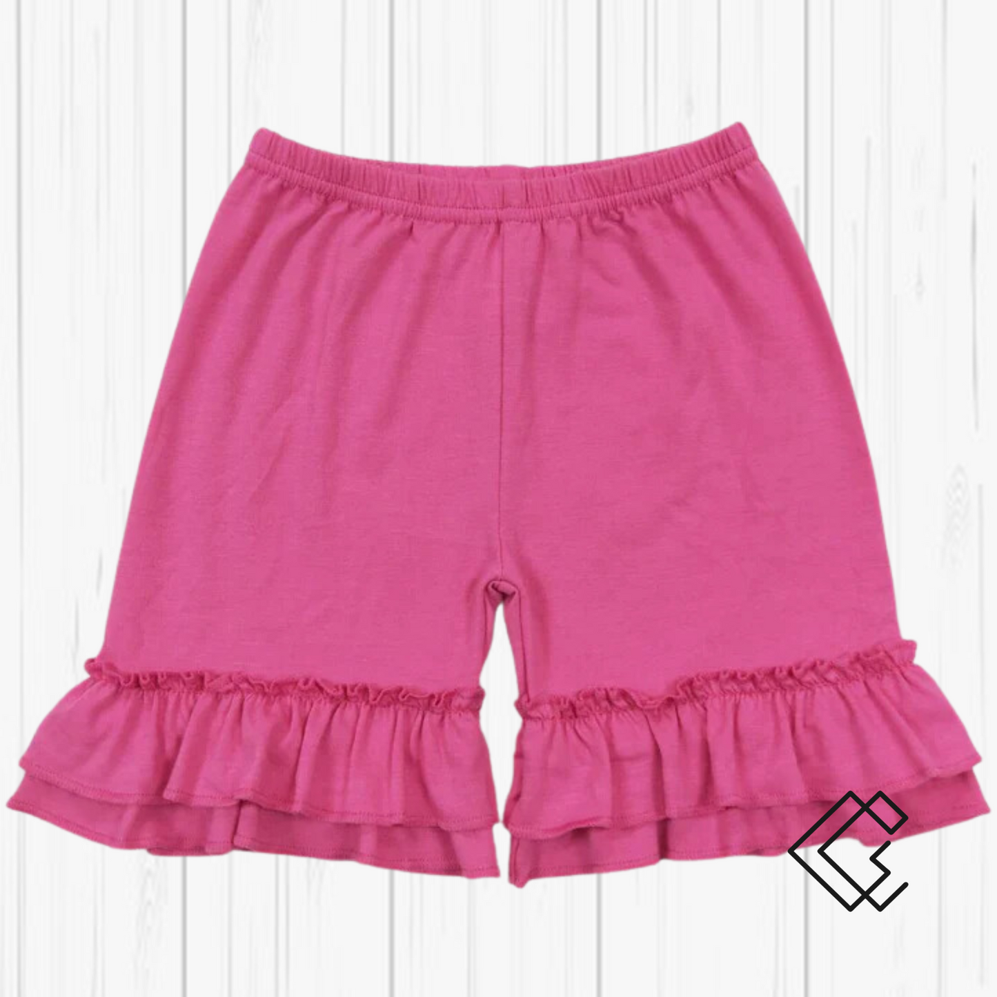 RTS Girls Double Ruffle Shorts