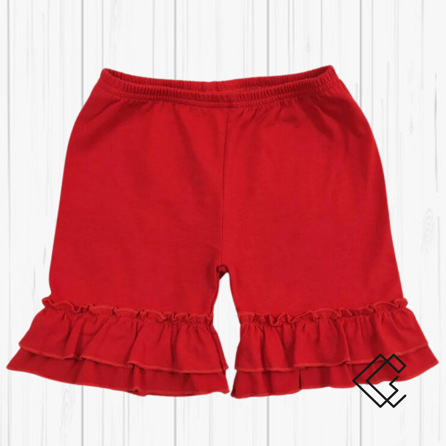 RTS Girls Double Ruffle Shorts