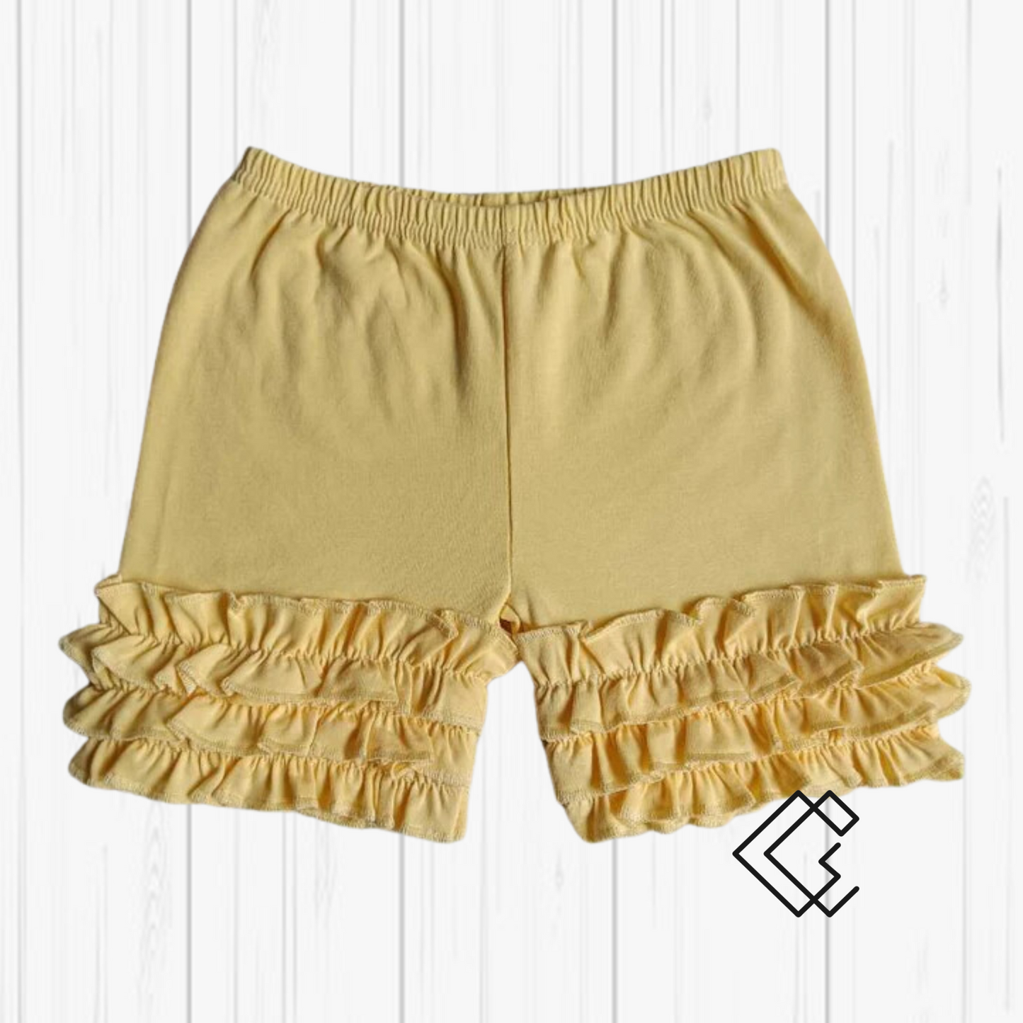 RTS Girls Triple Ruffle Shorts