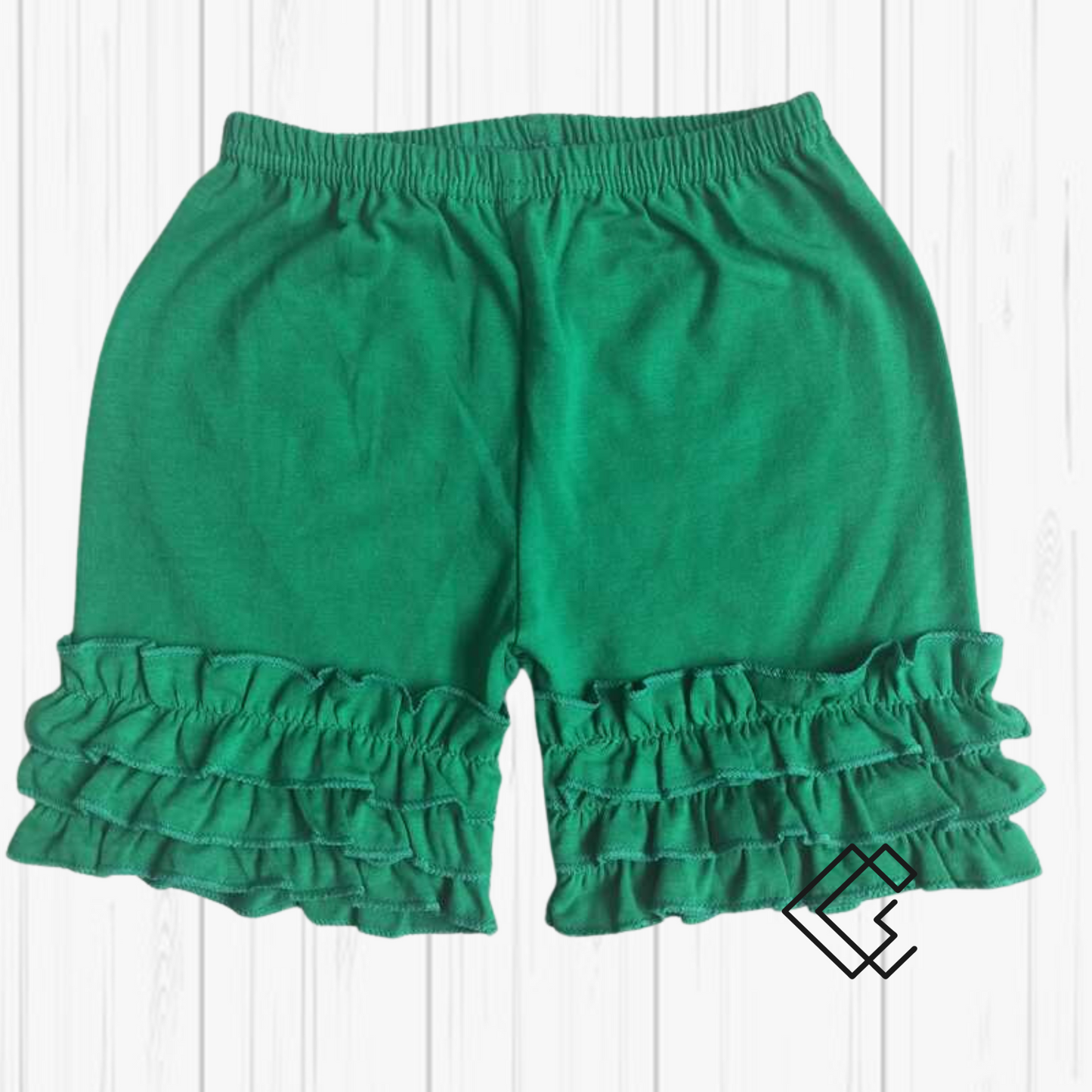 RTS Girls Triple Ruffle Shorts