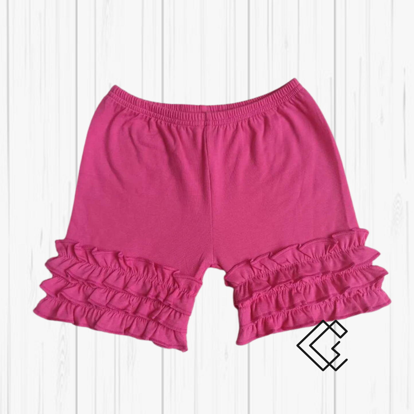 RTS Girls Triple Ruffle Shorts