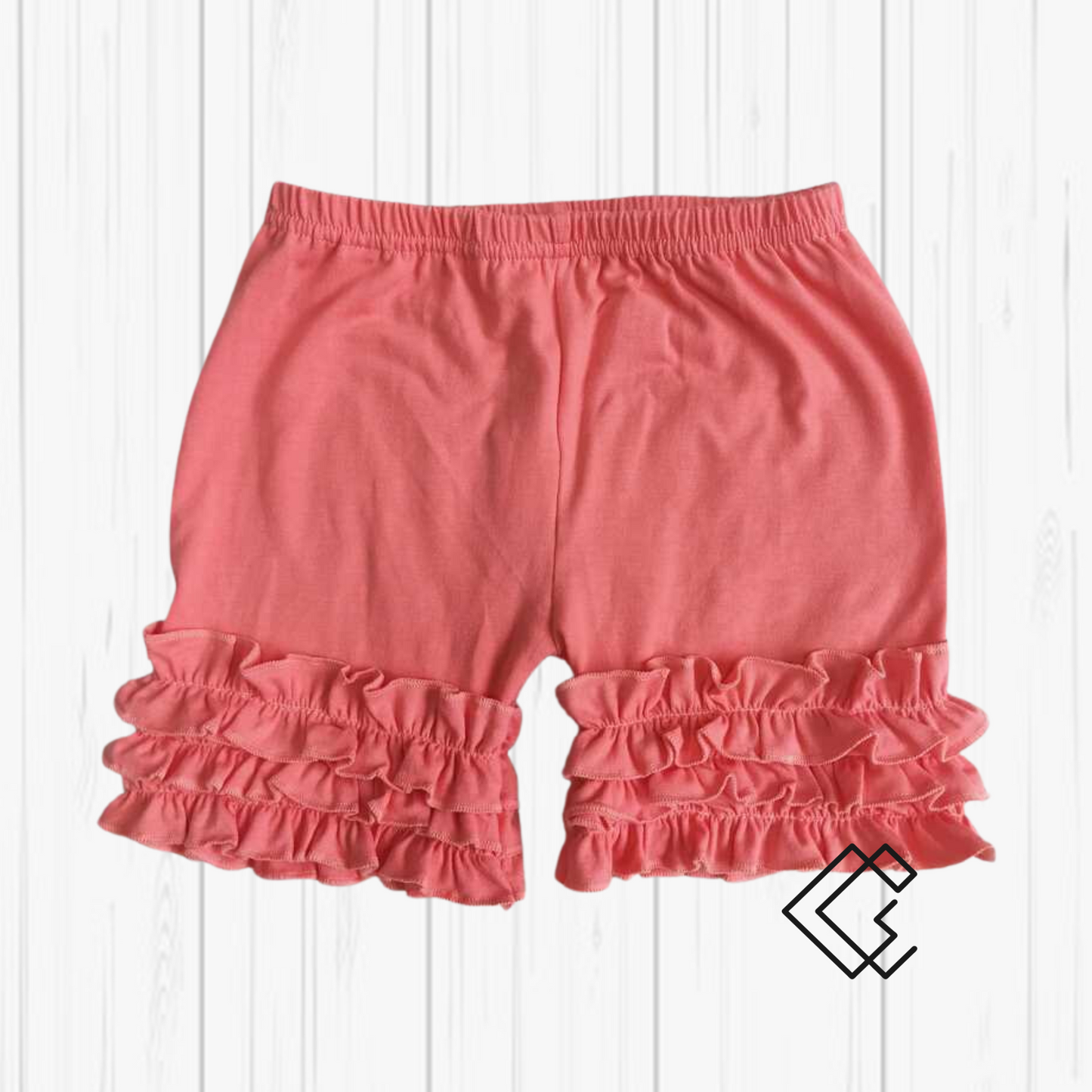 RTS Girls Triple Ruffle Shorts