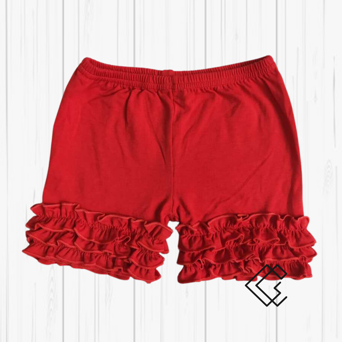 RTS Girls Triple Ruffle Shorts