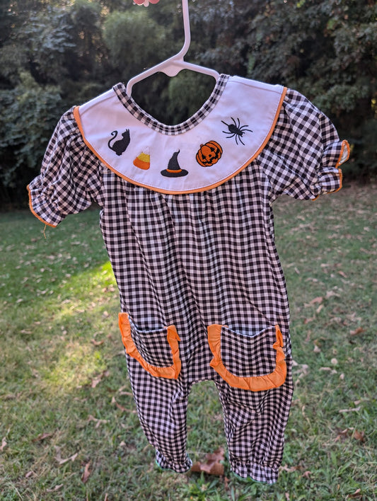 RTS Black Gingham Halloween Sets