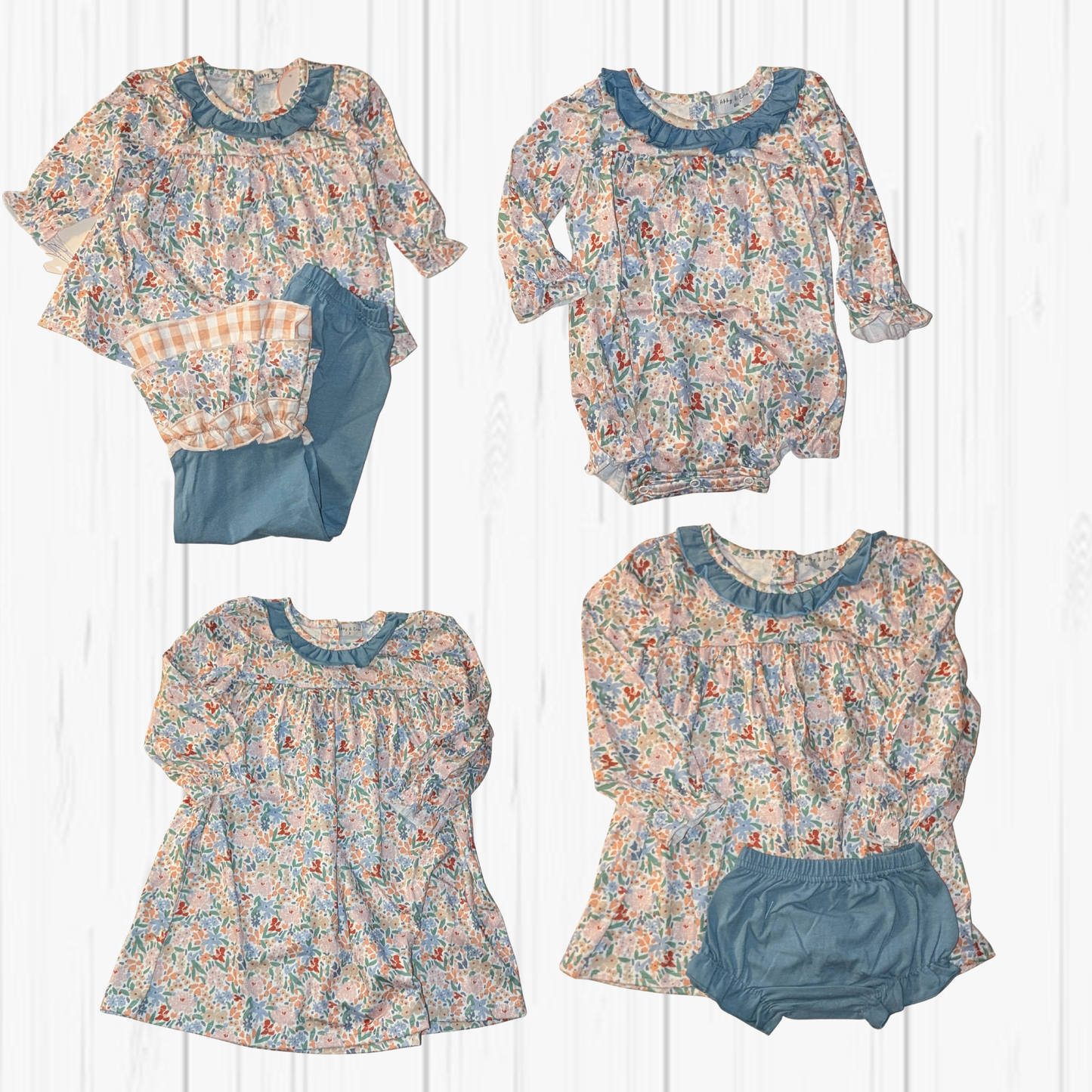 RTS Blue Floral Sets