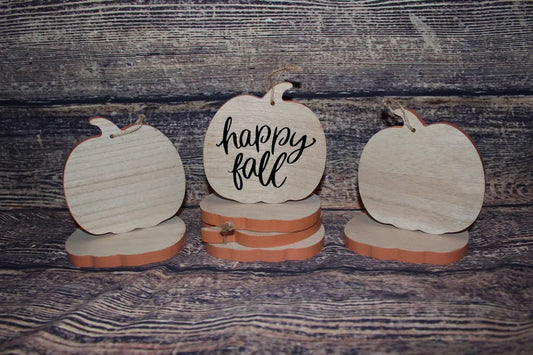 Blank Pumpkin wooden ornament; Pumpkin decor; Personalized pumpkin decor; wooden pumpkin; Halloween decoration; Personalized Halloween decor