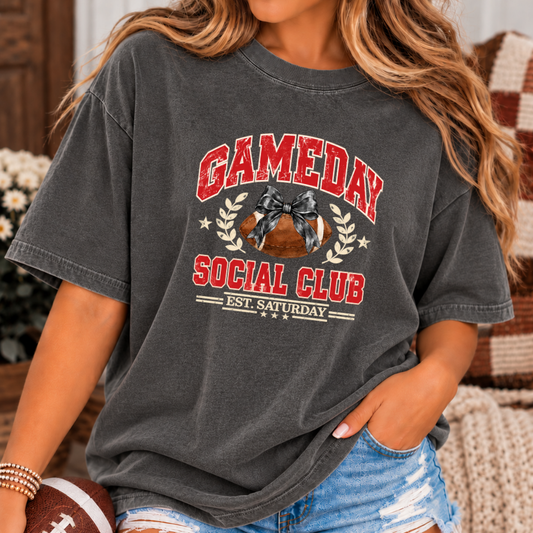 Game Day Social Club Shirt | Pepper Collection | Vintage Football Tee