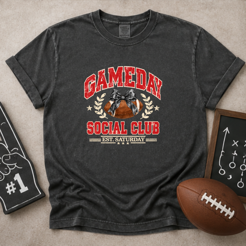 Game Day Social Club Shirt | Pepper Collection | Vintage Football Tee