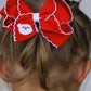 Winter Christmas Santa Hair Clip 4.3inch