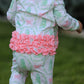 Christmas Tree Wreath Print Long Sleeve Zip Baby Girls Romper