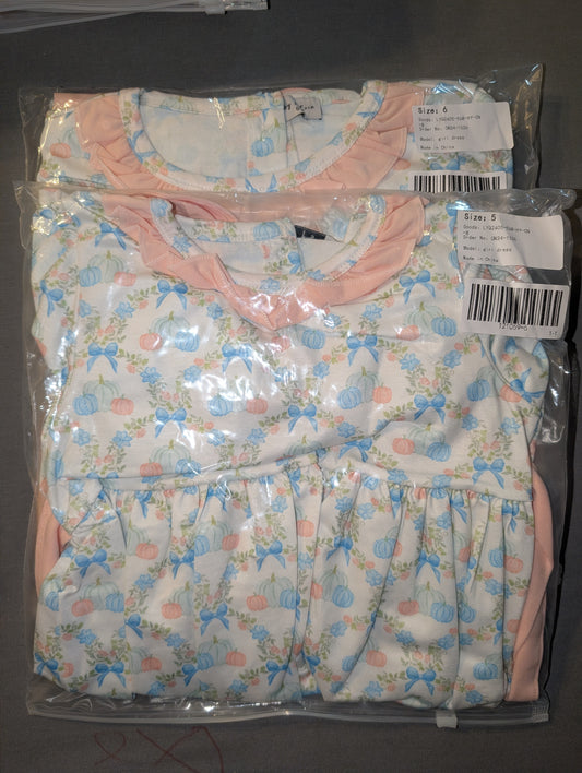 Pink/Blue Pumpkin Dress