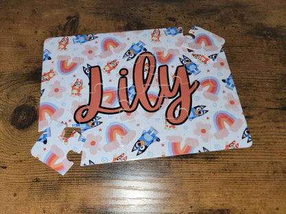 Personalized Blue Name Puzzle