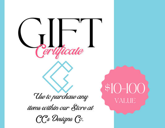 CC's Designs Co Gift Cards